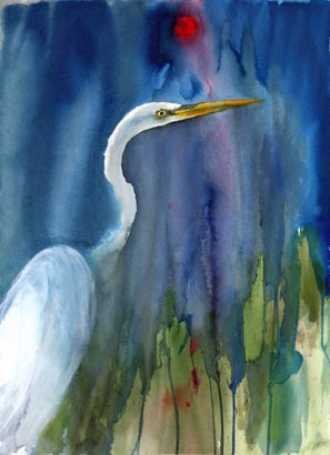 Click painting to link to Heron Dance web page